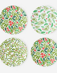 "Paper" Plate & Cup Holiday Chalet Set