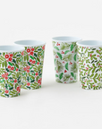 "Paper" Plate & Cup Holiday Chalet Set