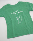 LoGOAT Kids Size Super Soft Tee in Red, Charcoal & Green