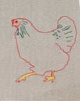 Red Hen Tea Towel