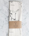 All the Goats Tea Towel