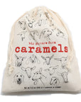 Caramels in a super cute satchel with all the goat faces!