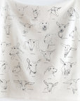 All the Goats Tea Towel