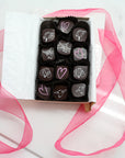 Chocolate Covered Goat Milk Caramels with Hearts