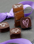 Chocolate Covered Goat Milk Caramels with Hearts