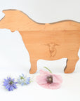Goat shaped cutting board