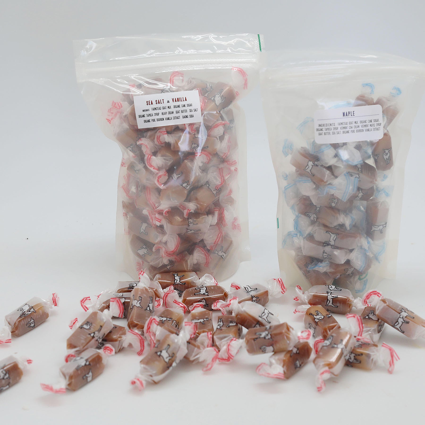 Individual bulk caramels