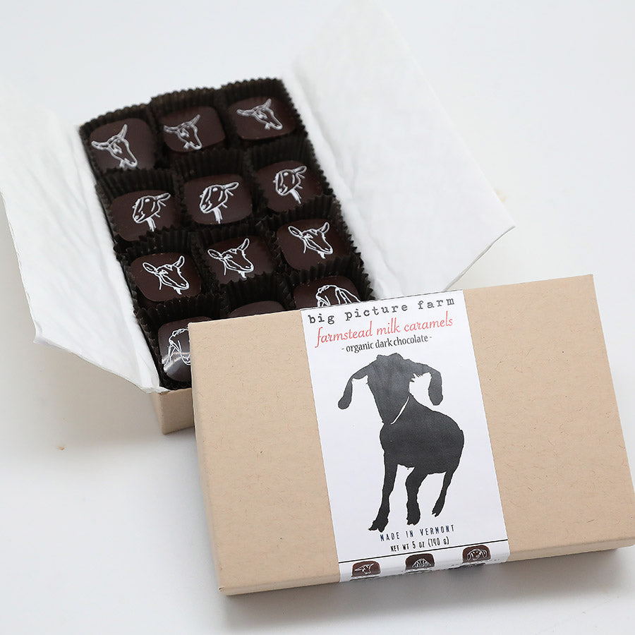 Chocolate Covered Goat Milk Caramels