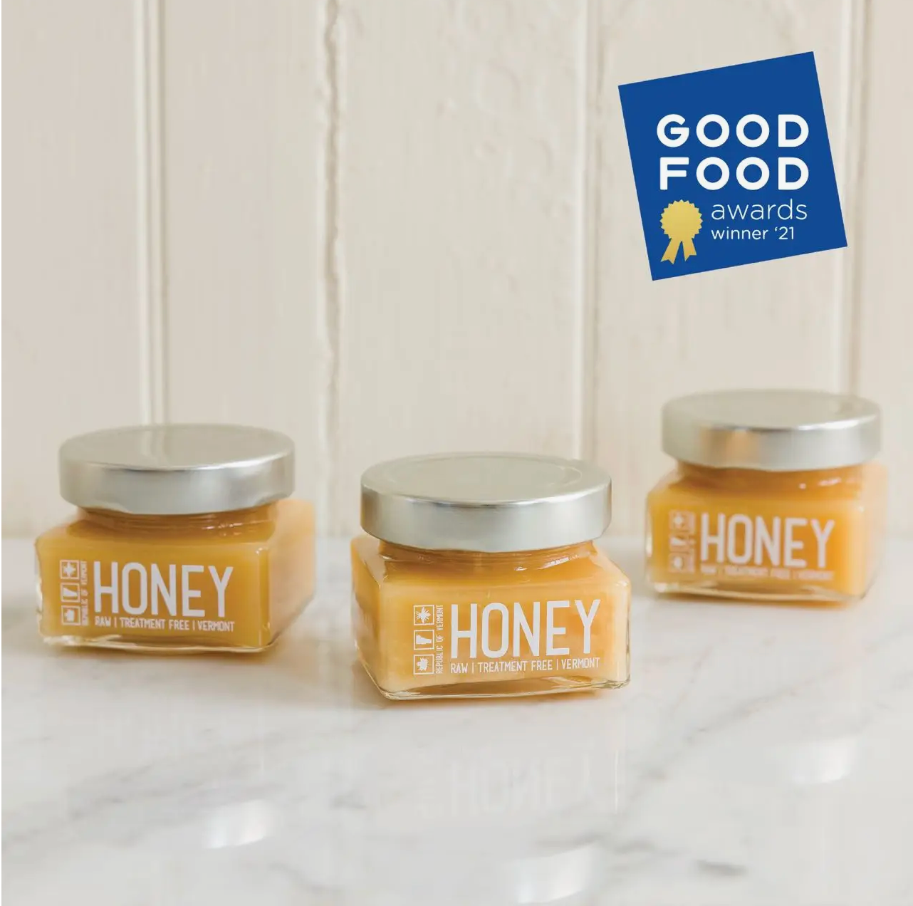 Raw Honey: 1/2 lb Jar