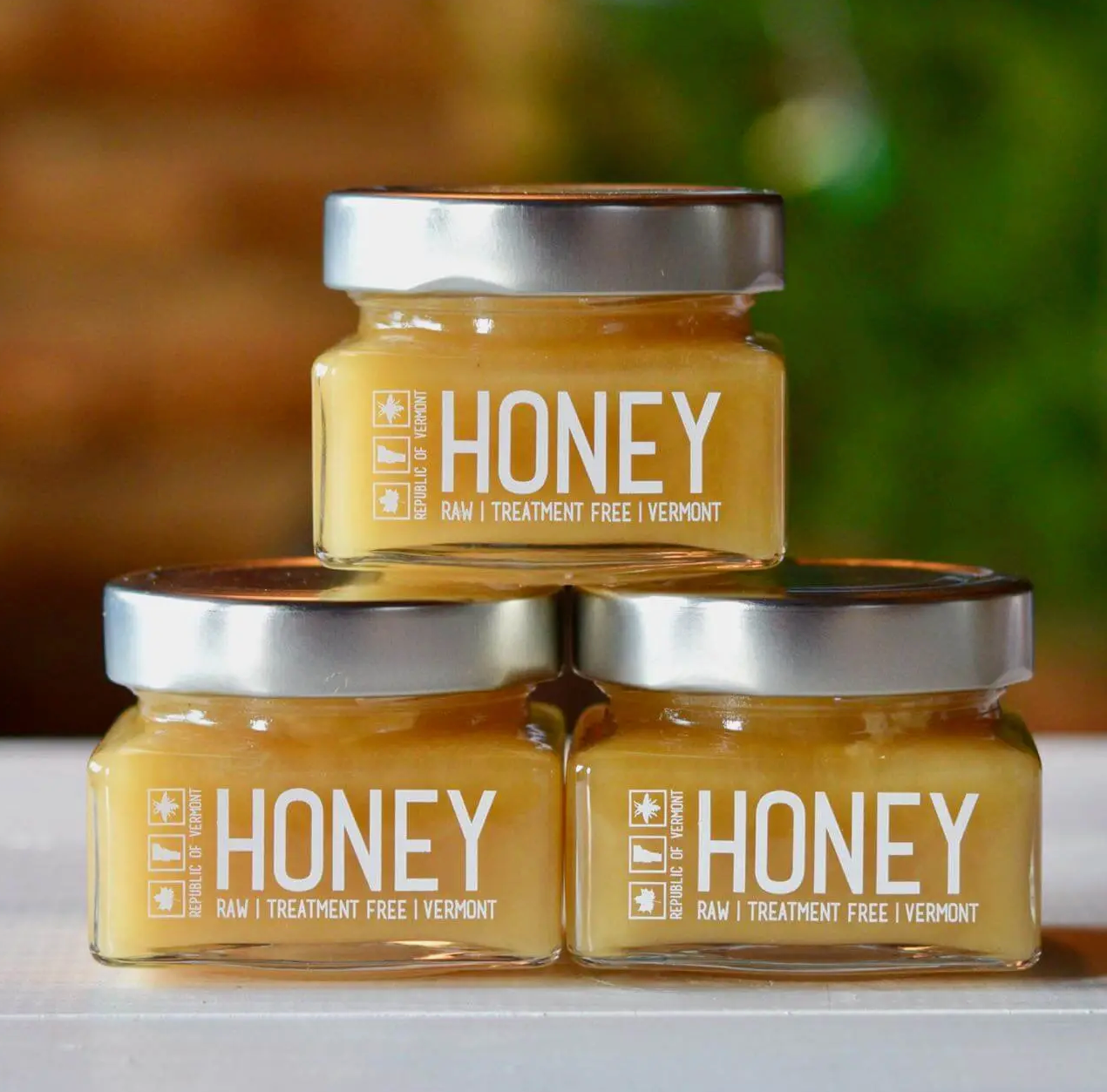 Raw Honey: 1/2 lb Jar