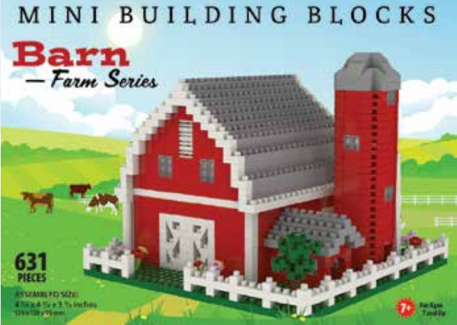 Mimi Building Blocks-Barn &amp; Tractor Sets